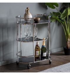 Beauchamp Silver Drinks Trolley - thumbnail 2