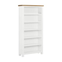 Lundy Bookcase - Tall - White Painted - thumbnail 3