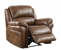 Farnham Tan Leather Recliner Armchair