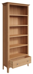 Appleby Oak 1 Drawer Bookcase - thumbnail 2