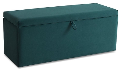 Billie Green Fabric Blanket Box - image 1