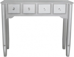 Value Silver Mirrored Console Table - thumbnail 1