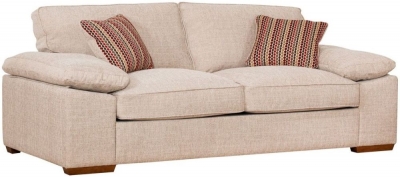 Buoyant Dexter 3 Seater Fabric Sofa - Comes in Beige, Coffee & Graphite Options - image 1