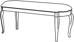 Camel Giotto Walnut Italian Padded Bench - thumbnail 2