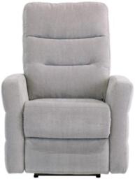 Madison Silver Grey Fabric Electric Recliner Armchair