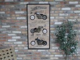 Motorbikes Clock - 8411