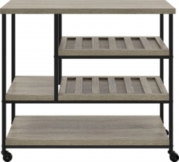 Alphason Elmwood Distressed Grey Oak Wine Rack - 5285096PCOMUK - thumbnail 1