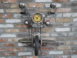 Metal Motorbike Clock - 6741