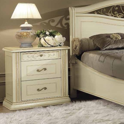 Camel Siena Night Ivory Italian Arena Bedside Cabinet - image 1