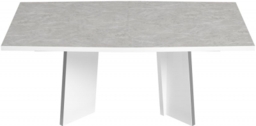 Modern Mara White Italian 6 Seater Dining Table