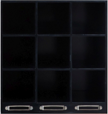 Authentic Models Endless Regency Black Insert Wine Rack Box - MF234 - image 1