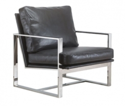 Stone International Febo Leather Occasional Chair