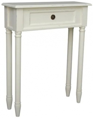 Emily French Off White Small Console Table