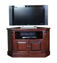 La Roque Mahogany Corner TV Cabinet