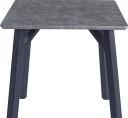 Aleah Grey and Black 120cm Dining Table - thumbnail 3