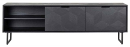 Blax Black Oak 2 Door TV Unit - thumbnail 1