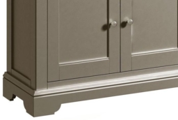 Harmony Grey Painted Pine Display Cabinet - thumbnail 3