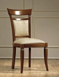 Camel Treviso Day Cherry Wood Italian Dining Chair - thumbnail 1