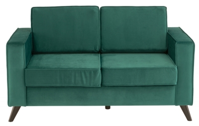 Cara Fabric 2 Seater Sofa - Forest Green - image 1