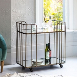 Verna Bronze Drinks Trolley - thumbnail 2