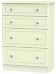 Pembroke Cream 4 Drawer Deep Chest