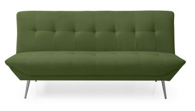 Ashley Olive Green Fabric 2 Seater Click Clack Sofa Bed