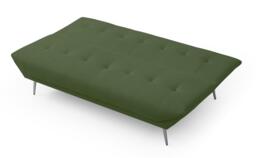 Ashley Olive Green Fabric 2 Seater Click Clack Sofa Bed - thumbnail 3