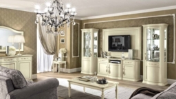 Camel Torriani Day Ivory Italian Large TV Cabinet - thumbnail 2