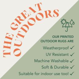 Furn Forage Garden Sage Outdoor Washable Rug - thumbnail 4