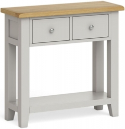 Guildford Grey 2 Drawer Console Table