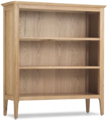 Wadsworth Waxed Oak Low Bookcase, 100cm H - image 1