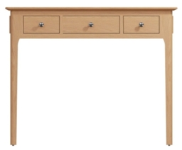 Appleby Oak 3 Drawer Dressing Table - thumbnail 1
