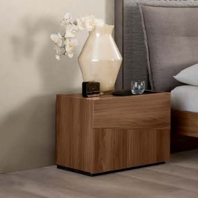 Modum Storm Italian Wooden 2 Drawer Bedside Cabinet - image 1