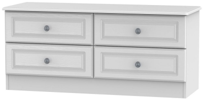 Pembroke 4 Drawer Bed Box - Comes in White, Cream and High Gloss White Options - image 1