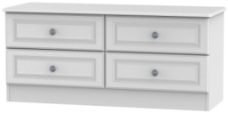 Pembroke 4 Drawer Bed Box - Comes in White, Cream and High Gloss White Options - thumbnail 1
