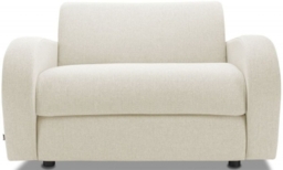 Jay-Be Retro Luxury Reflex Foam Chair - Cream Fabric - thumbnail 1