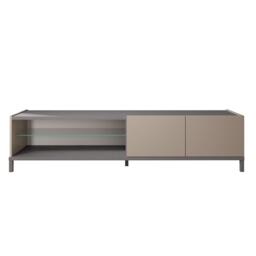 Modern Kali TV Unit - 2 Door - Taupe - thumbnail 3