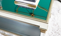 Apollo Champagne Gold Mirrored Coffee Table - thumbnail 2