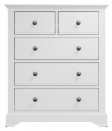 Ashby White Painted 2+3 Drawer Chest