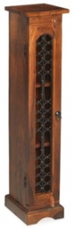 Indian Sheesham Solid Wood Single Narrow CD Unit