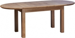 Shaker Oak Large D-End 8 Seater Extending Dining Table