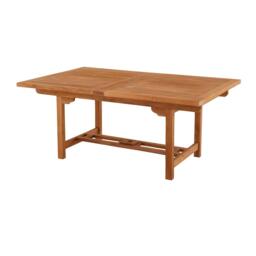 Arrow Teak Extending Dining Table - 180-240cm - thumbnail 2