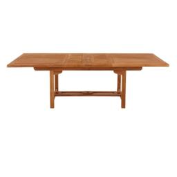 Arrow Teak Extending Dining Table - 180-240cm - thumbnail 3