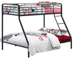 Soto Single over Double Bunk Bed in Black - 4034119UK - thumbnail 2