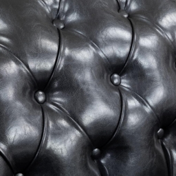 Chesterfield Black 3 Seater Sofa - thumbnail 3