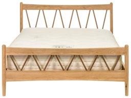 Grace Natural Oak High Foot End 4ft 6in Double Bed