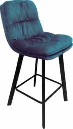 Paloma Teal Velvet Bar Stool (Sold in Pairs)