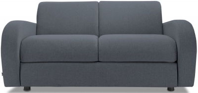 Jay-Be Retro Luxury Reflex Foam 2 Seater Sofa - Denim Fabric