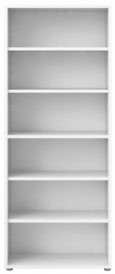 Prima Bookcase 5 Shelves in White