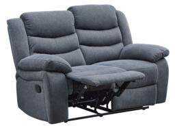 Sorrento Dark Grey Fabric 3+2 Seater Recliner Sofa Set - thumbnail 5